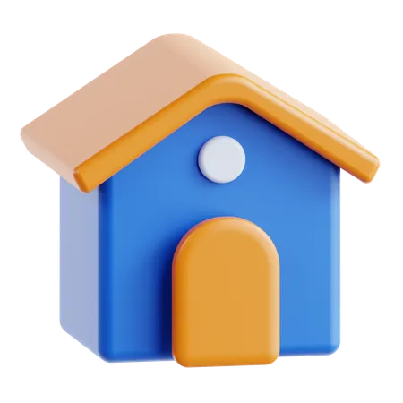 Maison  3D Icon