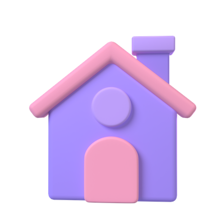 Maison  3D Icon