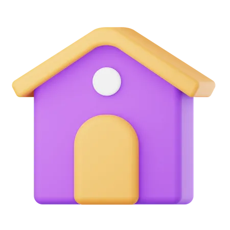 Maison  3D Icon