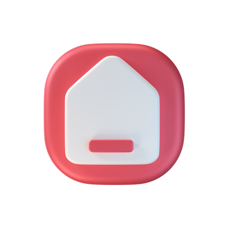 Maison  3D Icon