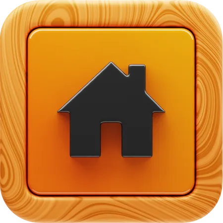 Maison  3D Icon