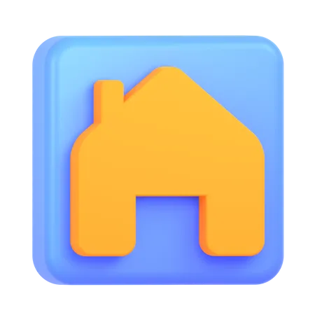 Maison  3D Icon