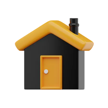 Maison  3D Icon