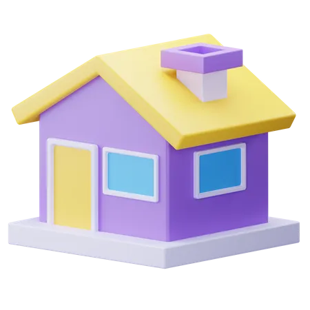 Maison  3D Icon