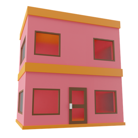 Maison  3D Icon