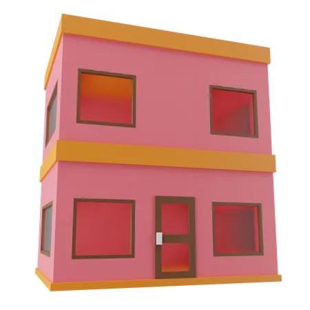 Maison  3D Icon