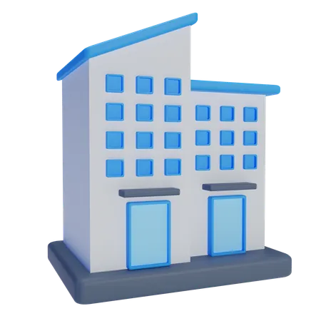 Maison  3D Icon