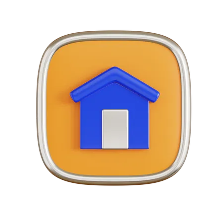 Maison  3D Icon