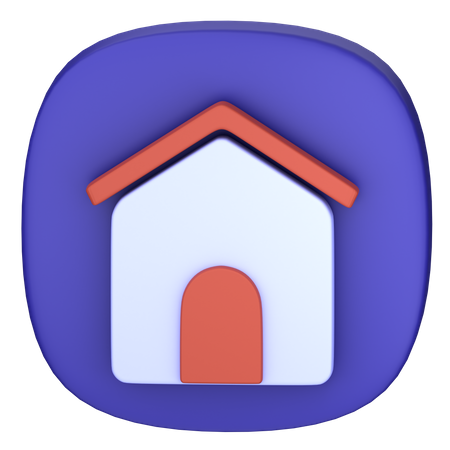 Maison  3D Icon