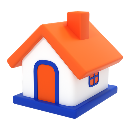 Maison  3D Icon