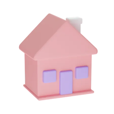 Maison  3D Icon