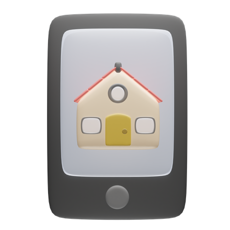 Maison en ligne  3D Icon