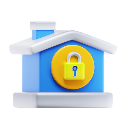 Sécurité à domicile  3D Icon