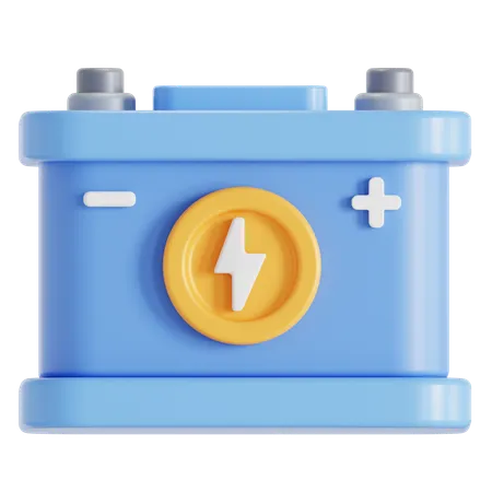 Accumulator Battery 3D Icon
