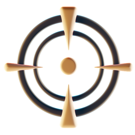 Accuracy target  3D Icon