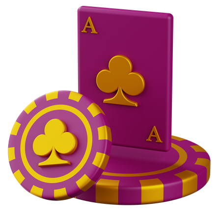 Ace Acelga Club con Chip  3D Icon