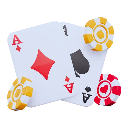 Ace Card  3D Icon