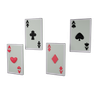 ace cards 3d images