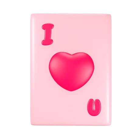 Ace Of Heart  3D Icon