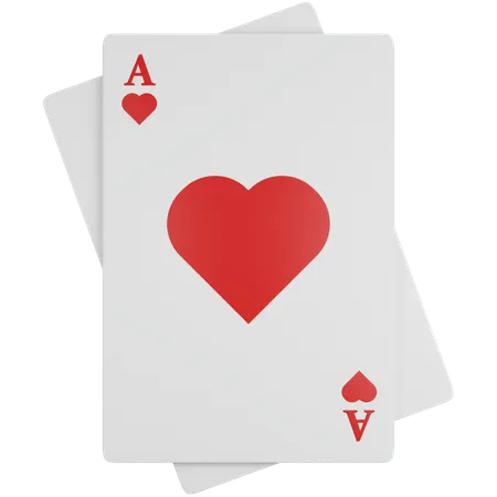 Ace Of Hearts  3D Icon