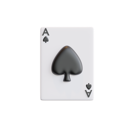 Ace Of Spade  3D Icon
