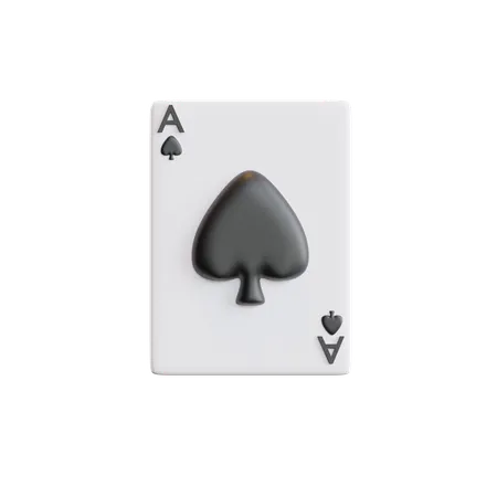 Ace Of Spade  3D Icon