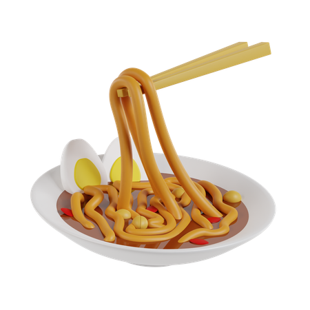 아체 국수  3D Icon