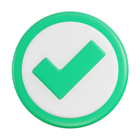 Aceitar  3D Icon
