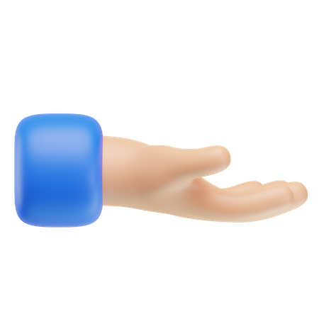 Aceitar gesto com a mão  3D Icon