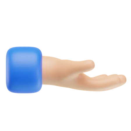 Aceitar gesto com a mão  3D Icon
