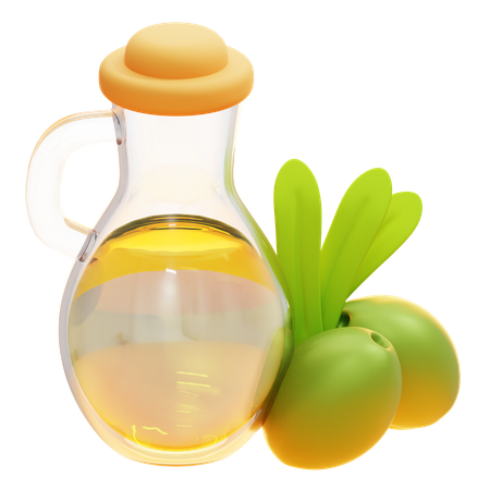 Aceite de oliva  3D Icon