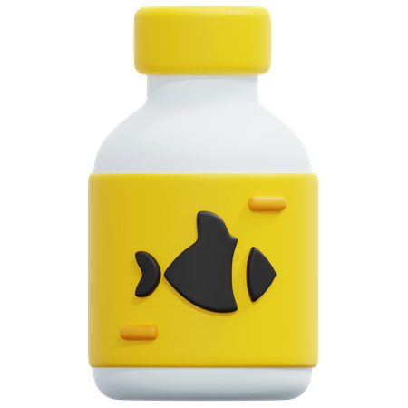 Aceite de pescado  3D Icon