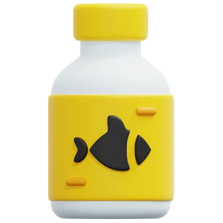 Aceite de pescado  3D Icon