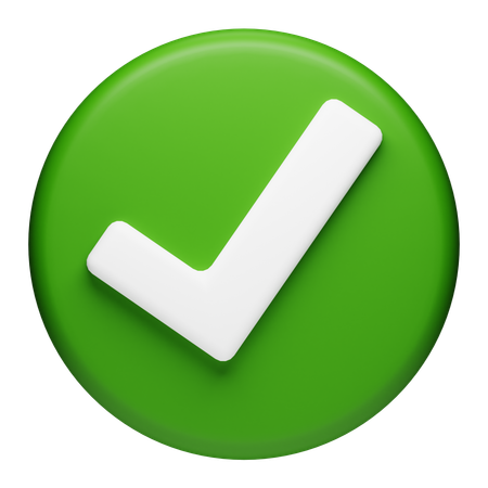 Aceptado  3D Icon