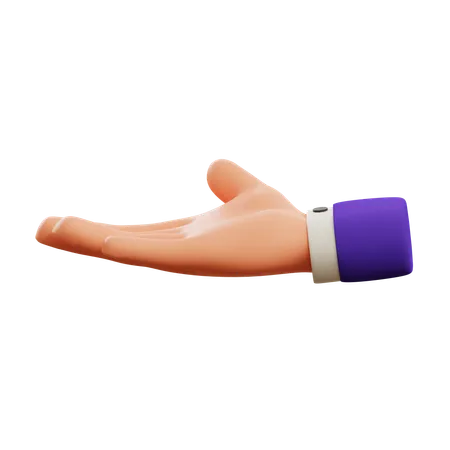 Aceptar gesto de la mano  3D Icon