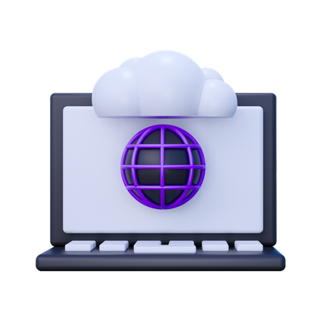 Acesso à nuvem  3D Icon
