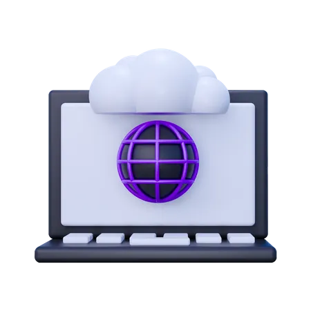 Acesso à nuvem  3D Icon