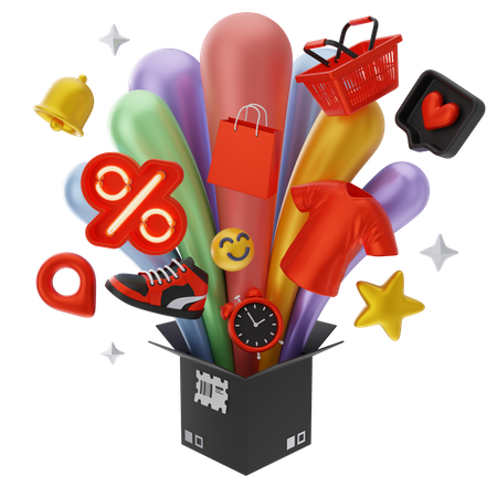 Achats  3D Icon