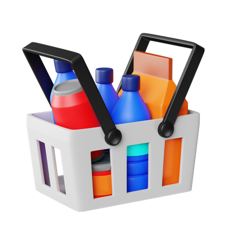 Faire les courses  3D Icon