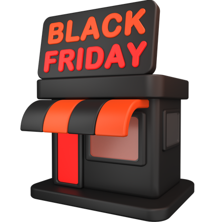 Achats du Black Friday  3D Icon