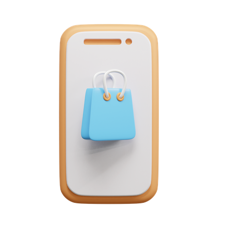 Shopping en ligne  3D Icon