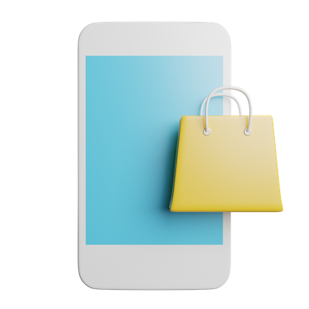 Shopping en ligne  3D Icon