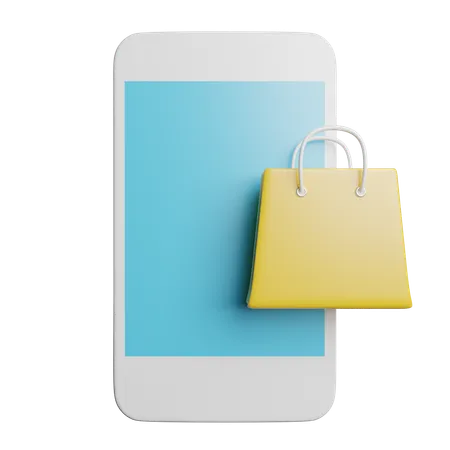 Shopping en ligne  3D Icon