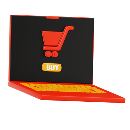 Shopping en ligne  3D Icon