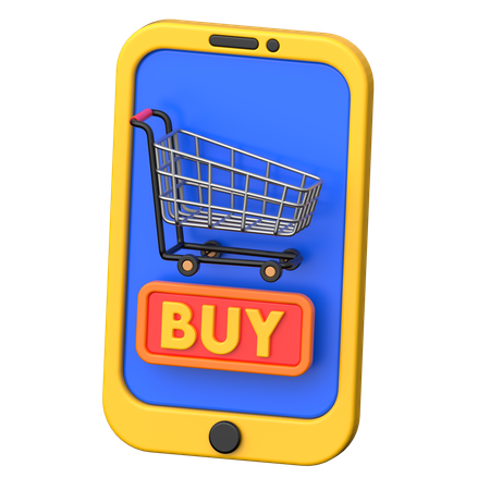 Shopping en ligne  3D Icon