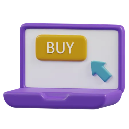 Shopping en ligne  3D Icon