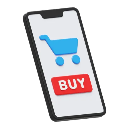 Shopping en ligne  3D Icon