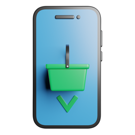 Shopping en ligne  3D Icon