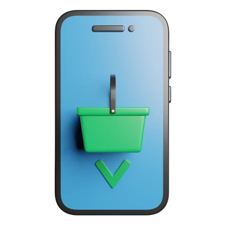 Shopping en ligne  3D Icon