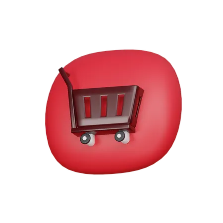 Shopping en ligne  3D Icon